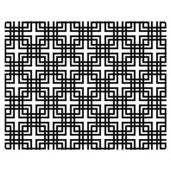 Pattern Vector Halftone Wallpaper Two Sides Premium Plush Fleece Blanket (Medium)