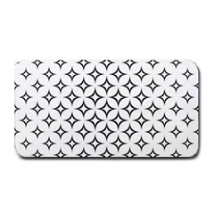 Star Curved Pattern Monochrome Medium Bar Mat by Pakjumat