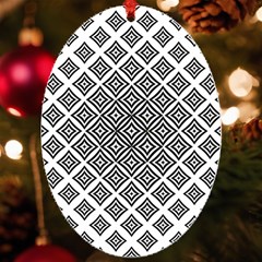 Background Pattern Halftone Uv Print Acrylic Ornament Oval