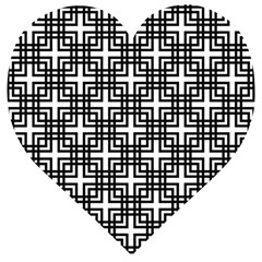 Pattern Vector Halftone Wallpaper Wooden Puzzle Heart