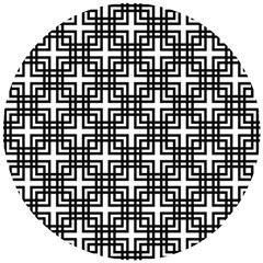 Pattern Vector Halftone Wallpaper Wooden Puzzle Round