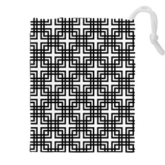 Pattern Vector Halftone Wallpaper Drawstring Pouch (4XL)