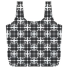 Pattern Vector Halftone Wallpaper Full Print Recycle Bag (XXXL)