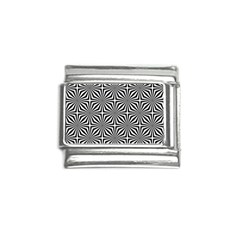 Background Pattern Halftone Black White Italian Charm (9mm) by Pakjumat