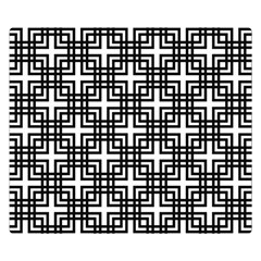 Pattern Vector Halftone Wallpaper Premium Plush Fleece Blanket (Small)