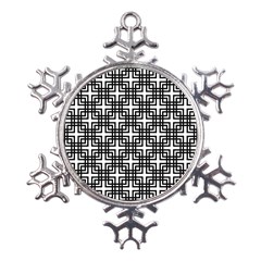 Pattern Vector Halftone Wallpaper Metal Large Snowflake Ornament