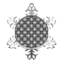 Pattern Vector Halftone Wallpaper Metal Small Snowflake Ornament