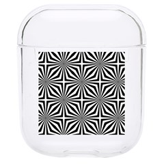 Background Pattern Halftone Black White Hard Pc Airpods 1/2 Case by Pakjumat