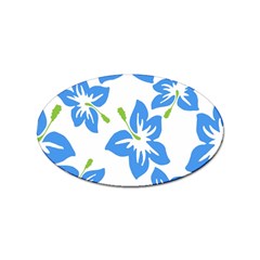 Hibiscus Wallpaper Flowers Floral Sticker Oval (10 Pack)