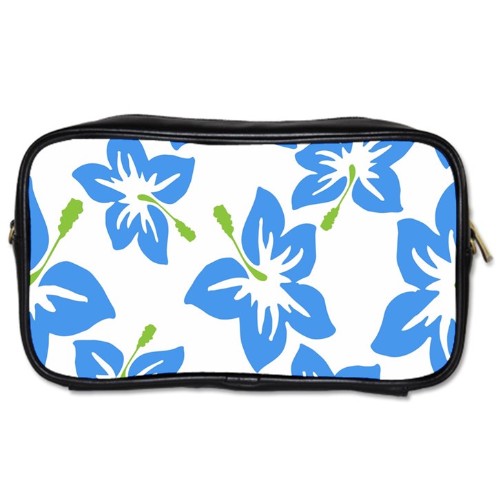 Hibiscus Wallpaper Flowers Floral Toiletries Bag (Two Sides)