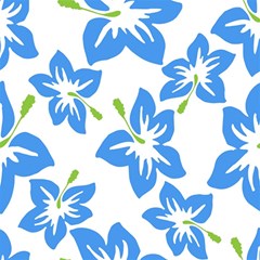 Hibiscus Wallpaper Flowers Floral Play Mat (square) by Pakjumat