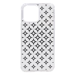 Star Curved Pattern Monochrome Iphone 14 Pro Max Tpu Uv Print Case by Pakjumat