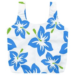 Hibiscus Wallpaper Flowers Floral Full Print Recycle Bag (xxxl) by Pakjumat