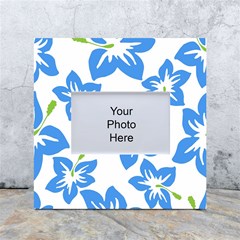 Hibiscus Wallpaper Flowers Floral White Box Photo Frame 4  X 6  by Pakjumat