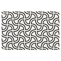 Pattern Monochrome Repeat Black And White Banner And Sign 6  X 4  by Pakjumat