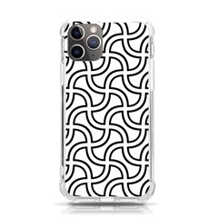 Pattern Monochrome Repeat Black And White Iphone 11 Pro 5 8 Inch Tpu Uv Print Case by Pakjumat