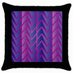 Geometric Background Abstract Throw Pillow Case (black) by Pakjumat