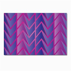 Geometric Background Abstract Postcard 4 x 6  (pkg Of 10) by Pakjumat