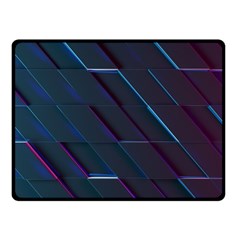 Glass Scifi Violet Ultraviolet Fleece Blanket (small) by Pakjumat