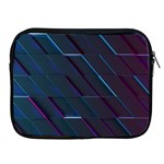 Glass Scifi Violet Ultraviolet Apple iPad 2/3/4 Zipper Cases Front