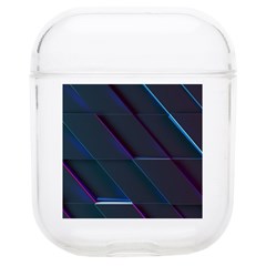 Glass Scifi Violet Ultraviolet Soft Tpu Airpods 1/2 Case by Pakjumat