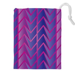 Geometric Background Abstract Drawstring Pouch (5xl) by Pakjumat