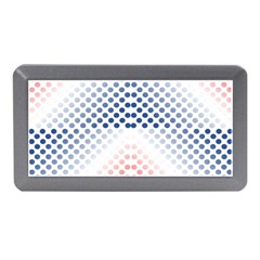 Dots Pointillism Abstract Chevron Memory Card Reader (mini) by Pakjumat