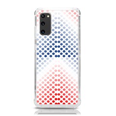 Dots Pointillism Abstract Chevron Samsung Galaxy S20 6 2 Inch Tpu Uv Case by Pakjumat