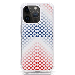 Dots Pointillism Abstract Chevron Iphone 14 Pro Tpu Uv Print Case by Pakjumat