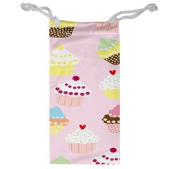 Cupcakes Wallpaper Paper Background Jewelry Bag by Apen