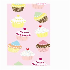 Cupcakes Wallpaper Paper Background Large Garden Flag (two Sides) by Apen