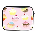 Cupcakes Wallpaper Paper Background Apple iPad 2/3/4 Zipper Cases Front