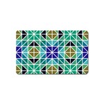 Mosaic Triangle Symmetry Magnet (Name Card) Front