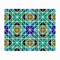 Mosaic Triangle Symmetry Small Glasses Cloth by Apen