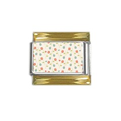 Floral Pattern Wallpaper Retro Gold Trim Italian Charm (9mm) by Apen