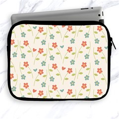 Floral Pattern Wallpaper Retro Apple Ipad 2/3/4 Zipper Cases by Apen