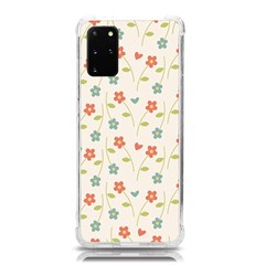 Floral Pattern Wallpaper Retro Samsung Galaxy S20plus 6 7 Inch Tpu Uv Case by Apen