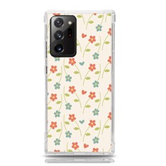 Floral Pattern Wallpaper Retro Samsung Galaxy Note 20 Ultra Tpu Uv Case by Apen