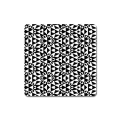 Geometric Tile Background Square Magnet by Apen