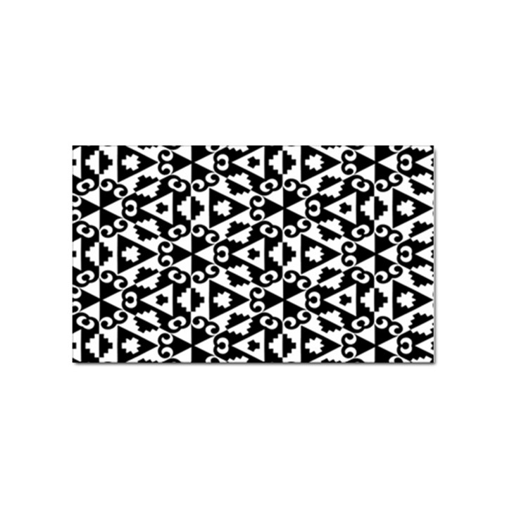 Geometric Tile Background Sticker Rectangular (10 pack)