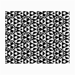 Geometric Tile Background Small Glasses Cloth by Apen