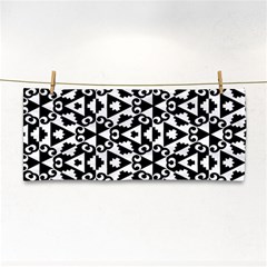 Geometric Tile Background Hand Towel by Apen