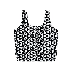 Geometric Tile Background Full Print Recycle Bag (s) by Apen