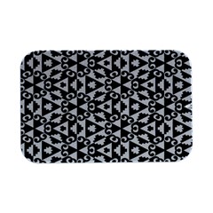 Geometric Tile Background Open Lid Metal Box (silver)   by Apen