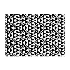 Geometric Tile Background Crystal Sticker (a4)