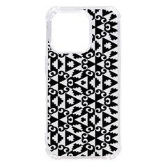 Geometric Tile Background Iphone 14 Pro Tpu Uv Print Case by Apen