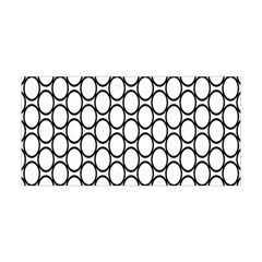 Black Pattern Halftone Wallpaper Yoga Headband by Apen