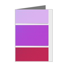 Pattern Banner Set Dot Abstract Mini Greeting Card by Apen