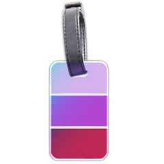 Pattern Banner Set Dot Abstract Luggage Tag (two Sides) by Apen