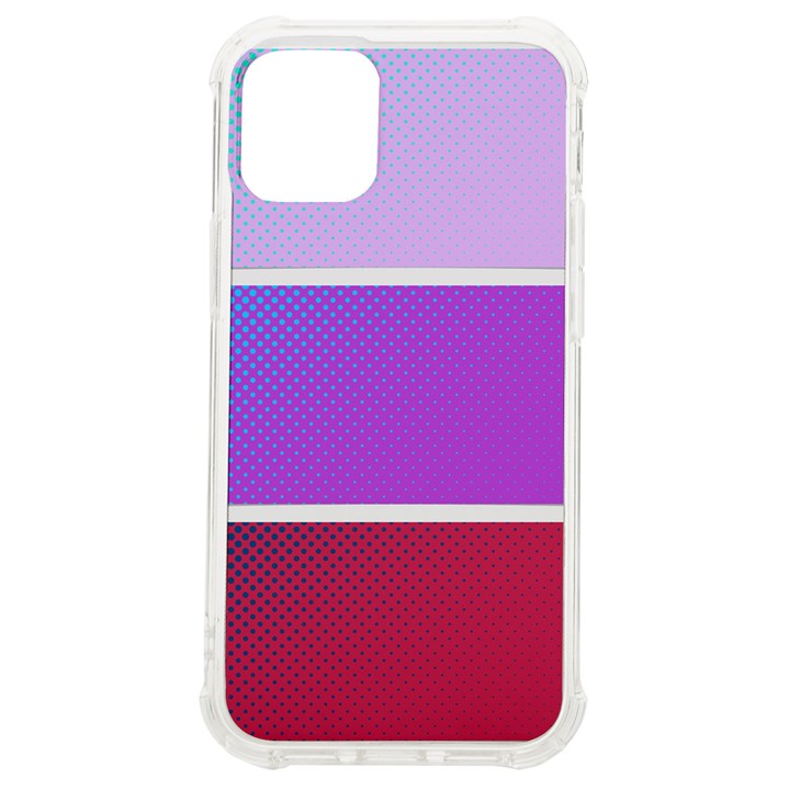 Pattern Banner Set Dot Abstract iPhone 12 mini TPU UV Print Case	